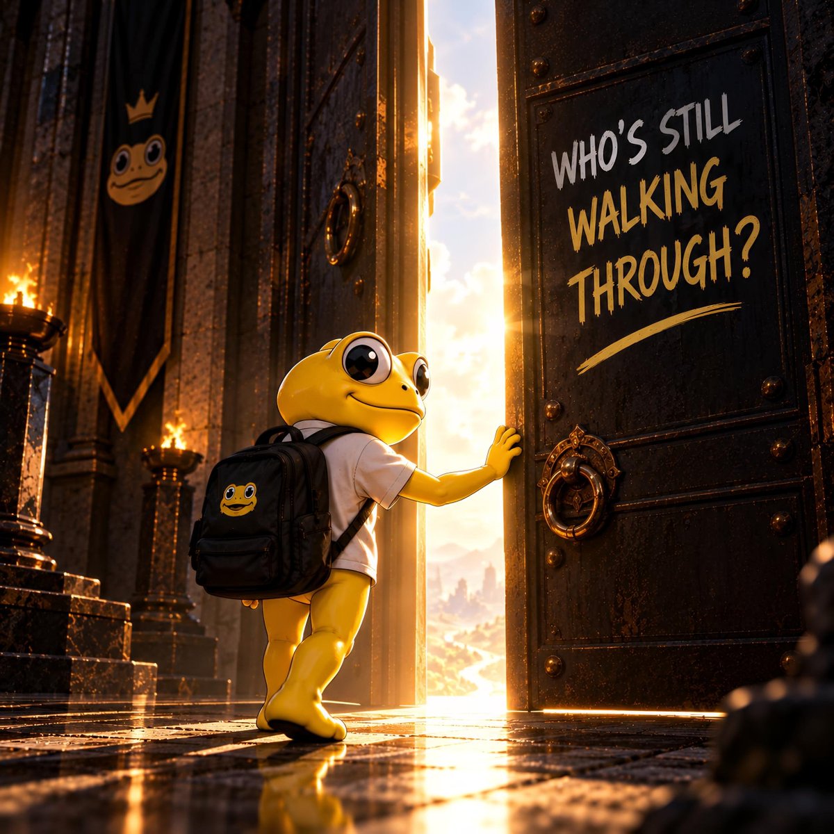 TurboToadToken's tweet photo. 🚪 Keep Moving Forward 🚪

Every journey tests those who begin it. $TURBO continues through every cycle with its eyes firmly on what lies ahead.

✨ The next chapter is waiting. https://t.co/rs2NWOqDeX