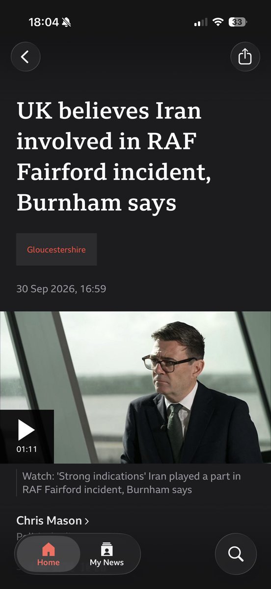 BethWilliam2026's tweet photo. @mikepompeo Pezeshkian is a liar. let’s see if terrorist Islamic regime is behind this as well. @andyburnham finally confessed that Islamic regime was behind the RAF Fairford terrorist attack. So let’s see who was behind this attack 😉  Bibi let’s Finish the Job. @WhiteHouse @IsraeliPM @IDF https://t.co/jDlipewYxW
