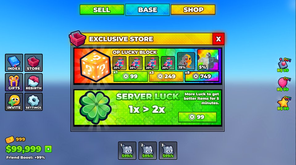 zendesignsx's tweet photo. ✨New Roblox Stud Game UI (FOR PORTOFOLIO)

💰 15K ROBUX - Full Game UI
♾️ Unlimited free modifications
⚡ 1–2 day delivery

Cheaper than most, with high-quality work.
20K soon, so commission while it's 15K!

📩 DM me - Discord: x6o1

#robloxdev #robloxui #gamedev #commission https://t.co/YpOEbsmVEa