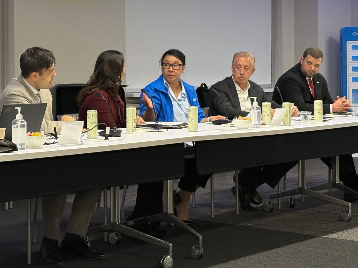 USTelecom's tweet photo. We were honored to host a special session yesterday after our Cybersecurity Leadership Summit where our member providers were able to share cybersecurity best practices and information, strengthen partnerships and collaboration, and learn from each other. https://t.co/JHHBXCUgc5