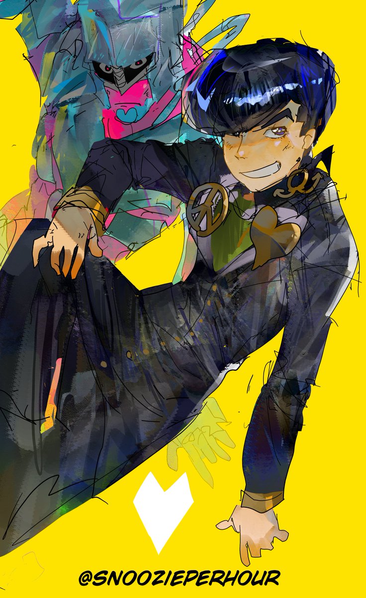 Snoozieperhour's tweet photo. Josuke (JJBA) https://t.co/XRqBVPIWcG