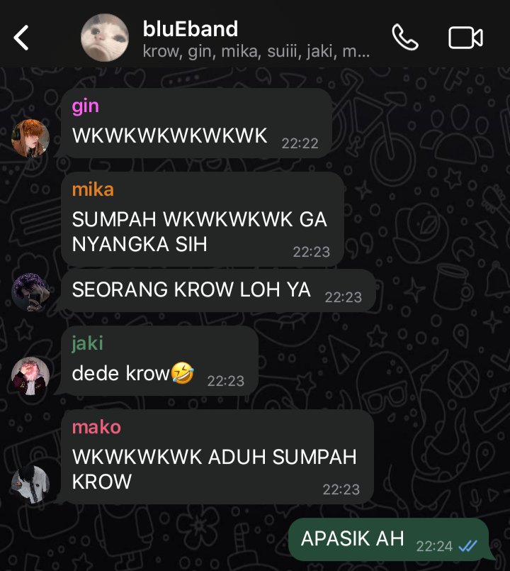 ksarawr's tweet photo. kk ayyis dan dd krow #Caineverse 
- gtw hestek au krow mmf
- gtw bikin grup di ifake mmf https://t.co/BytXlCYFab