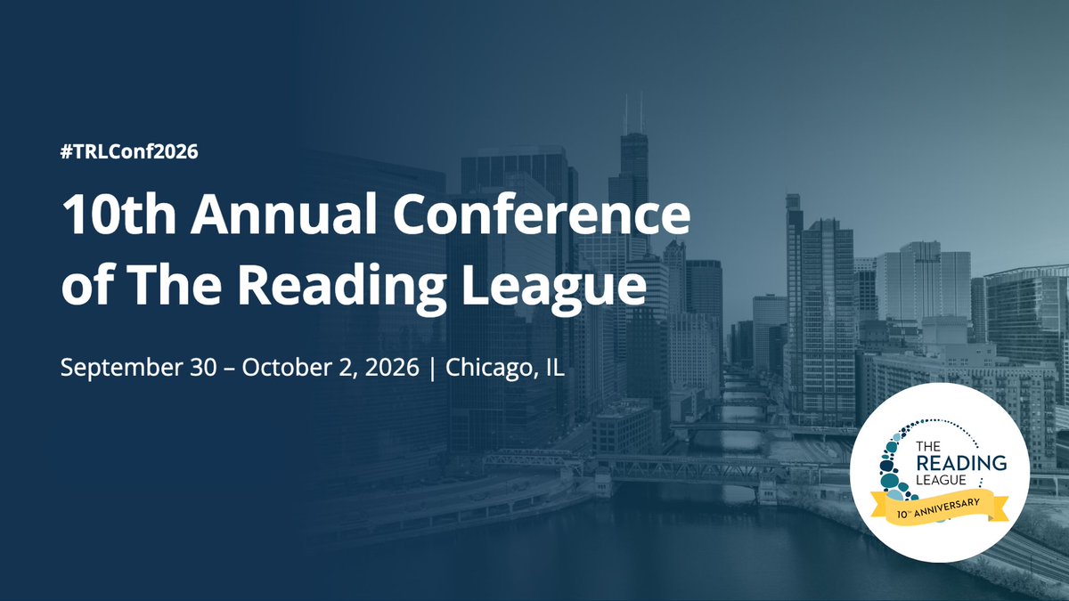 MetaMetrics_Inc's tweet photo. We’re at #TRLConf2026!
MetaMetrics is excited to celebrate 10 years of @reading_league and connect with educators, partners &amp; fellow #reading advocates working to advance #literacy.

In Chicago? Reach out and say hello!
#Lexile #ScienceOfReading https://t.co/krEvsNNxUP