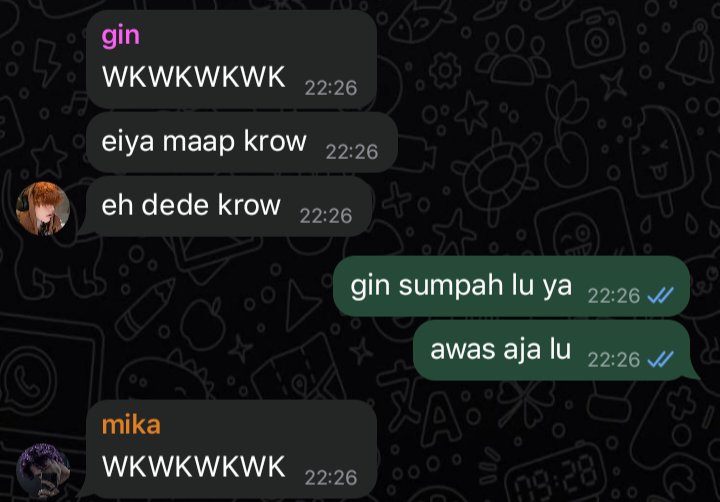 ksarawr's tweet photo. kk ayyis dan dd krow #Caineverse 
- gtw hestek au krow mmf
- gtw bikin grup di ifake mmf https://t.co/BytXlCYFab