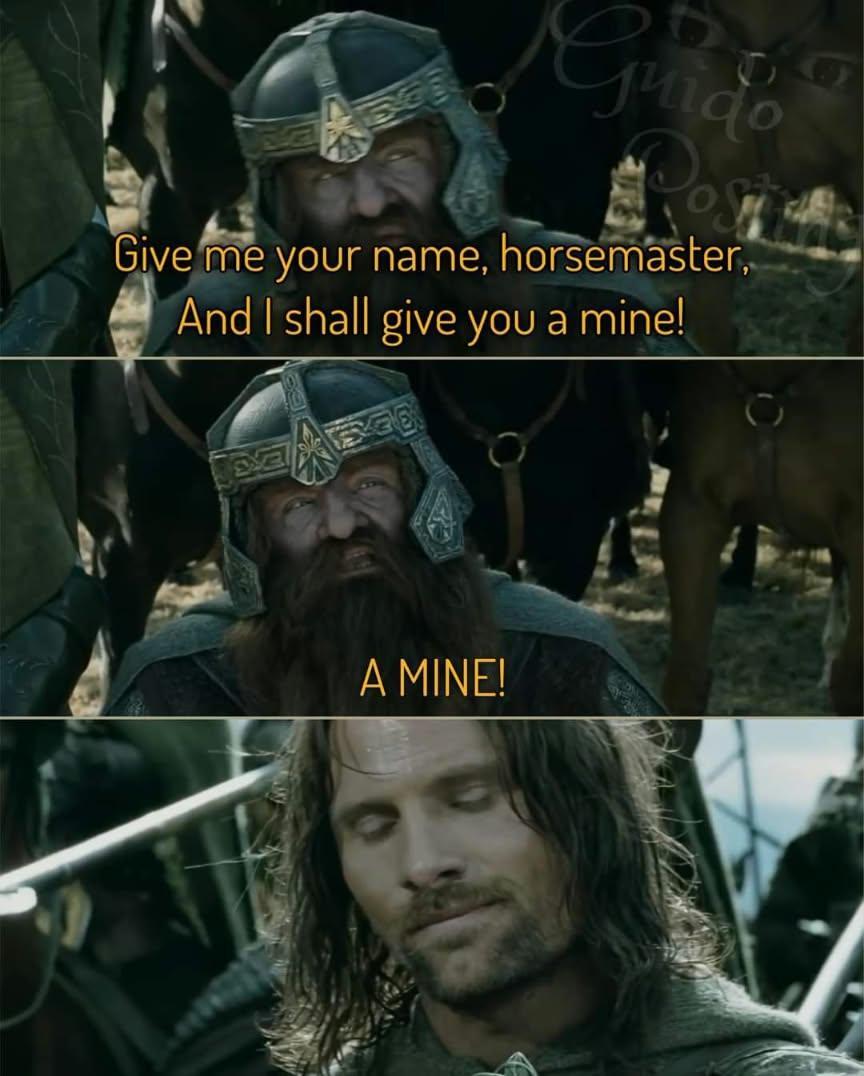 epiclotrmemes's tweet photo. A MINE #lotr #lotrmemes https://t.co/AcoyUzGpxh