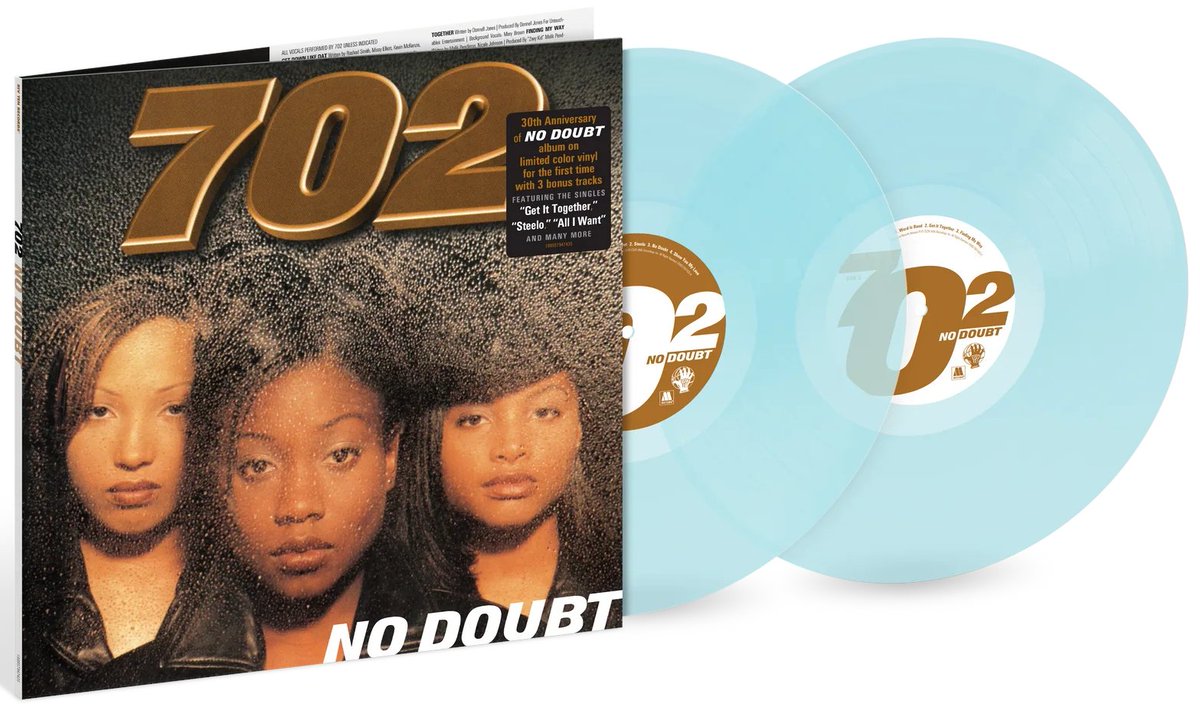 UrbanBridgez's tweet photo. 702 ‘No Doubt’ Limited Edition ’30th Anniversary’ Vinyl Release https://t.co/b5Ony8E7ht https://t.co/Ajuzvanome