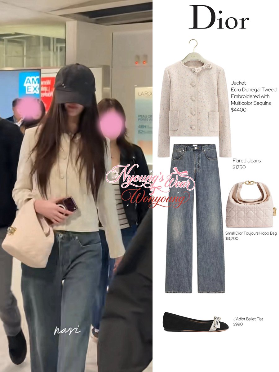 NyoungsWear's tweet photo. 260930 Paris Airport — Departure for Korea

Full Look — Dior

————
Source: watermark
WONYOUNG IN DIOR
#WonyoungDiorSummer27
#JANGWONYOUNG
#WONYOUNG
#DiorSummer27 @Dior https://t.co/dBxN4PQ1ug