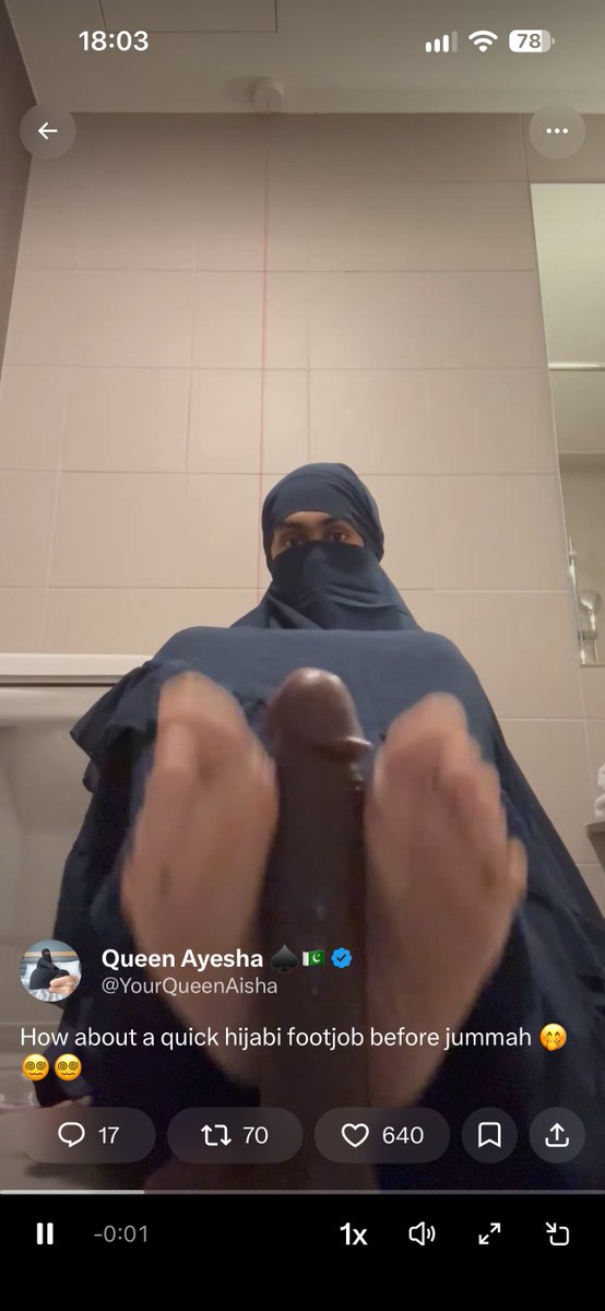 slaveofanaya's tweet photo. This hijabi “woman” is your uncle Ahmed beware it’s a whole man https://t.co/GtWOrLFB99