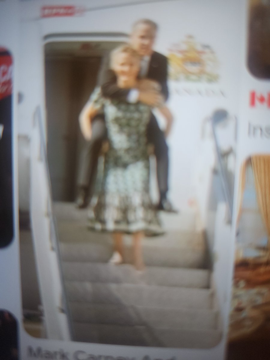Freedom77015202's tweet photo. Rumor has it that last night at the Oilers game, a veteran was honored.  Everyone stood up and applauded, EXCEPT Con Carney and his witch wife.
Why do Liberal cult followers find this behavior from a Canadian PM acceptable,? https://t.co/m4pPRcrqPg