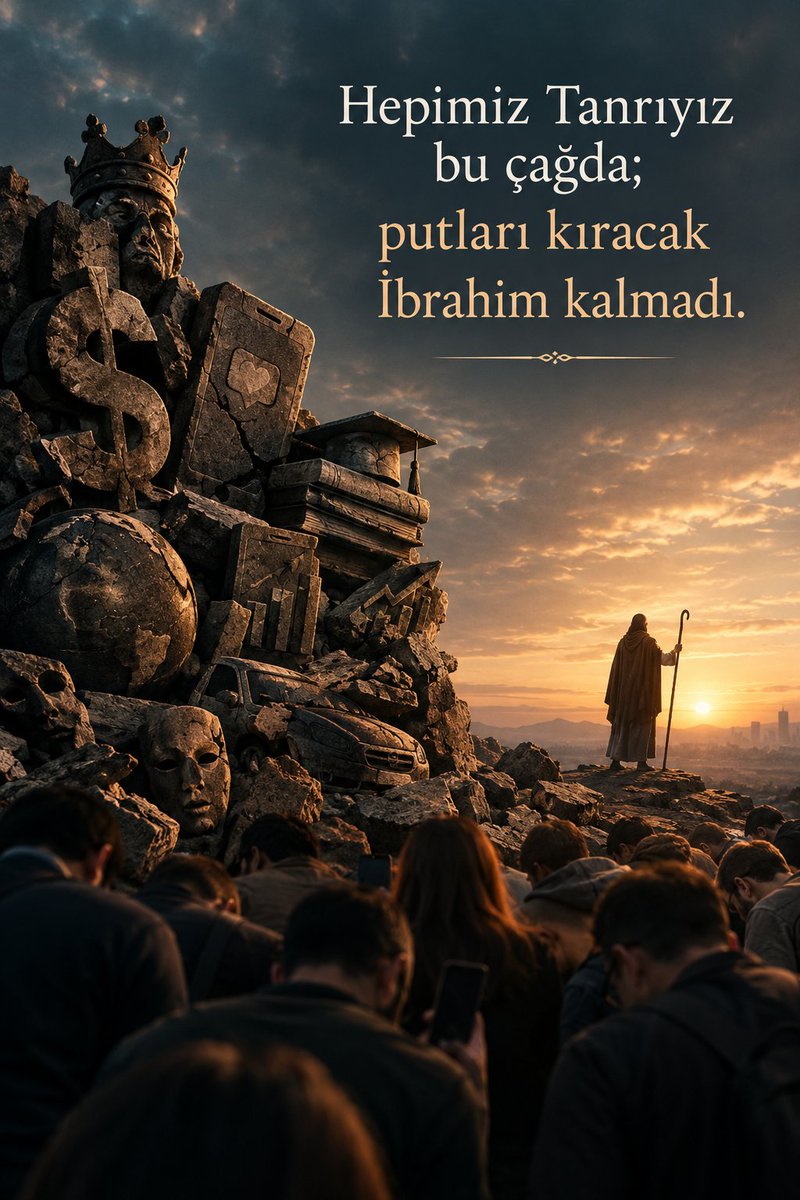gara0685's tweet photo. Artık putları taşlarda değil kendi içimizde yontuyoruz... https://t.co/YbZlogromA