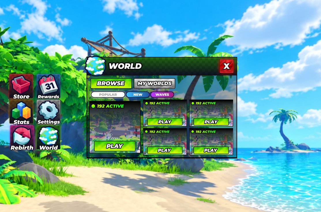 zendesignsx's tweet photo. 🎨 Hey! Im a new ROBLOX UI Designer
I turn your ideas into polished quick UI, here is my work :

💰Price per full game UI : 15K ROBUX + TAX

📩if interested - Discord : x6o1
#RobloxDev #RobloxUI #GameDev https://t.co/rTiFHSE0zA