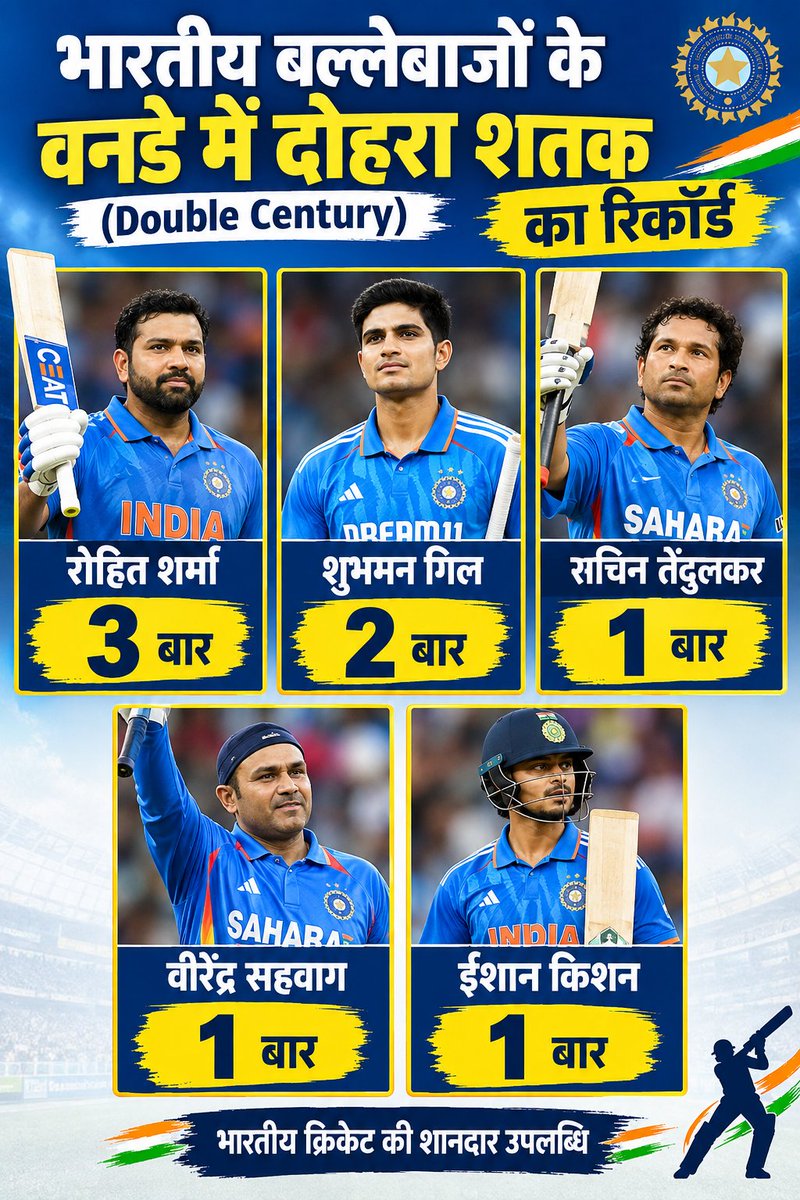 AmarjitKumarvi1's tweet photo. #Double_century in ODIs https://t.co/ctdNjgNRYR
