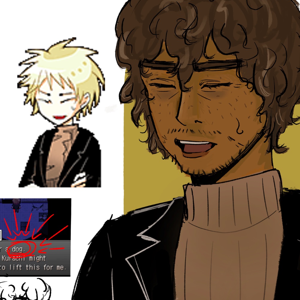 comprisedss's tweet photo. Everyone interacting with my arnold art from a year ago again ah i’m so scared. Guys i’m better than this i swear! Okay i will (attempt to) draw arnold again when i get home assuming university doesn’t eat me alive just take some stuff i drew many months ago Groans https://t.co/uYq4g7lLHh