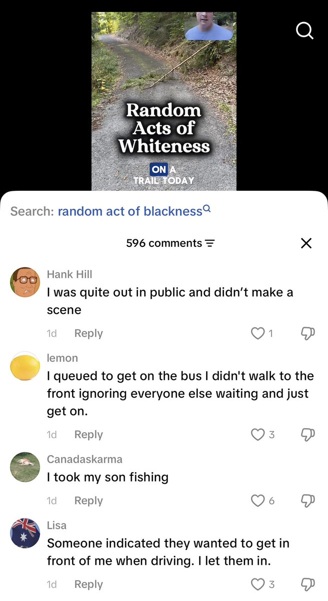 RealBlackIrish's tweet photo. A guy on tiktok posted a video of himself clearing tree debris from a path, and asked people to list other random acts of Whiteness in the replies… https://t.co/gEpNLSJyxf
