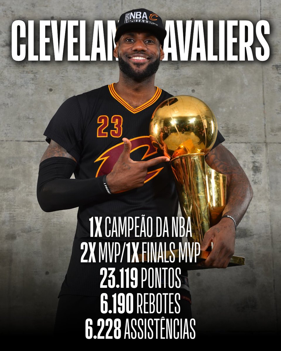 NBABrasil's tweet photo. QUE CARREIRA DO KING JAMES! 👑🔥🏀
Qual é a sua expectativa para o LeBron nos Sixers? 👀
#NBAStats https://t.co/6I6dCcIfi8