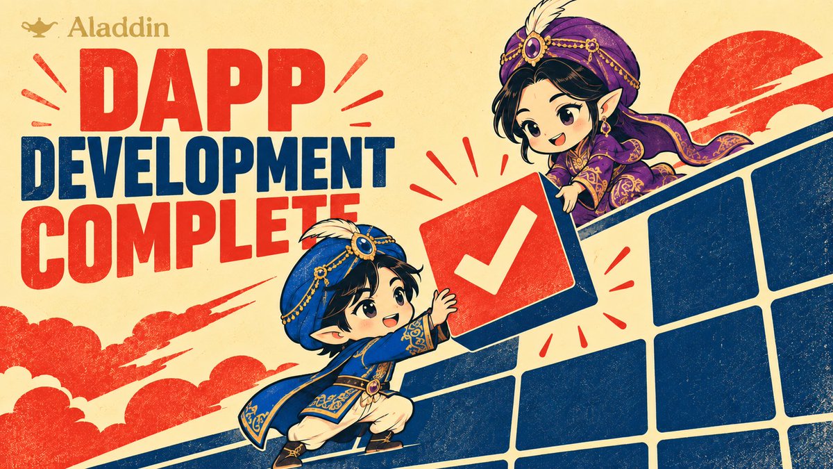 Aladdin_RWA's tweet photo. Development complete. Another step forward for ACO. ✅
Our DApp is now complete—a milestone we’re excited to share with the community.
Want to know what you’ll be able to do with it? Keep an eye on @Aladdin_RWA for the product introduction and access details.
#ACO #AladdinRWA #DApp