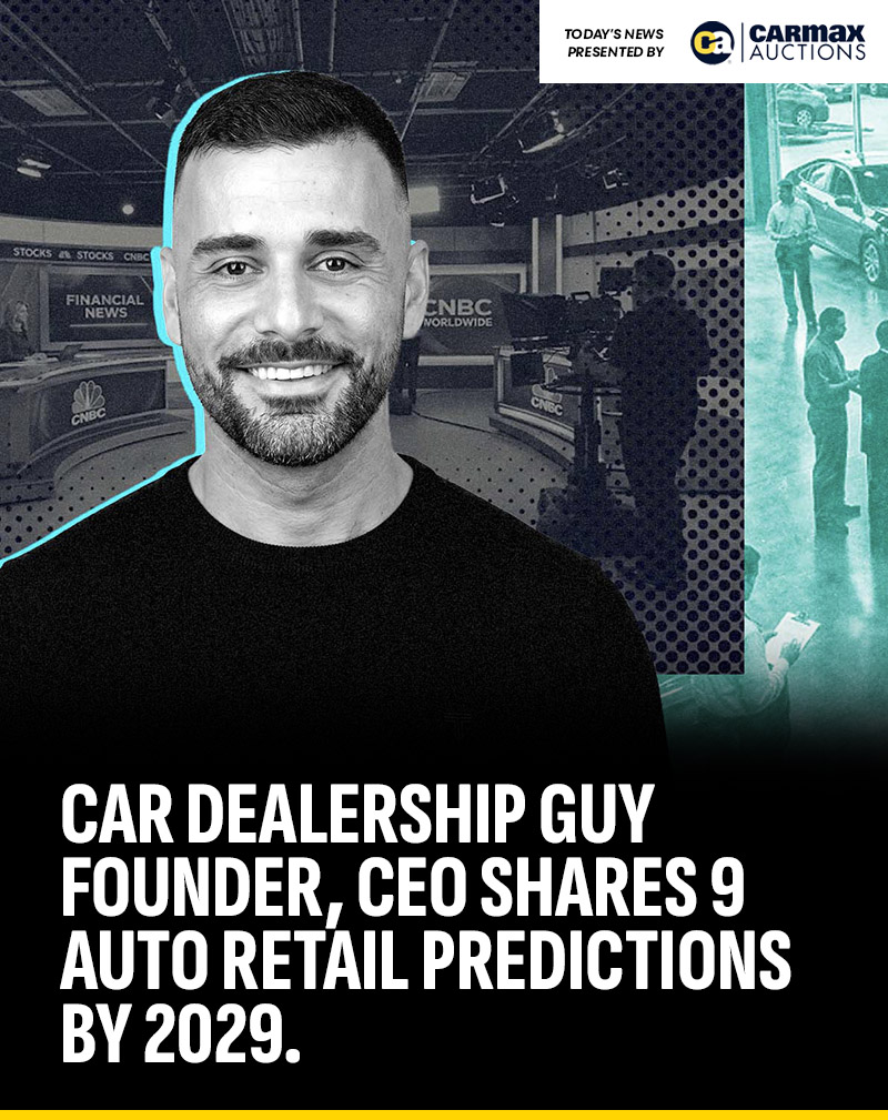 GuyDealership's tweet photo. NEWS | Car Dealership Guy founder, CEO shares 9 auto retail predictions by 2029:

CDG's very own, Yossi J. Levi, just laid out nine predictions for where auto retail lands by 2029, and AI is the throughline in almost all of them.

The BDC shrinks by half as agents handle leads, follow-ups, and scheduling. 

A 20-person store sells 200 units a month. 

Agent-to-agent car buying cuts humans out of the negotiation entirely.

But the prediction with the longest tail may be the 24/7 dealership, AI handling overnight sales, financing, and back-office work with minimal staff, so the store never really closes.

Bottom line: If even half of these land on schedule, the metrics dealers use to measure a healthy store today won't mean the same thing in two years.

Read today's top automotive stories, presented by CarMax Auctions: https://t.co/mHOu7kaE6h

(Source: CDG’s Yossi J. Levi)