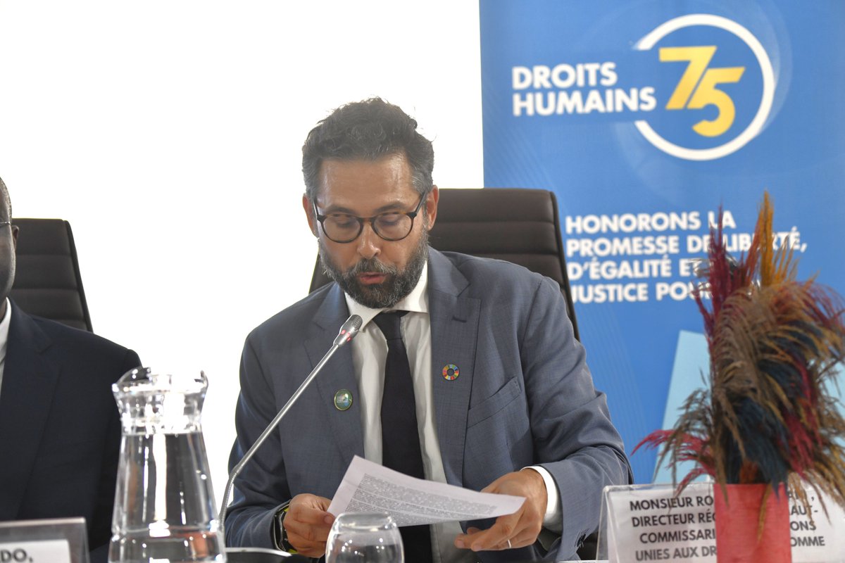 ONU_Droits_BRAO's tweet photo. #AfricaBHRForum à Dakar : le HCDH rappelle que la conduite responsable des entreprises n’est pas un frein au développement de l’Afrique, mais sa condition. Diligence raisonnable. Accès au recours. Droit à un environnement sain. #BusinessAndHumanRights https://t.co/XCZSlh6skV