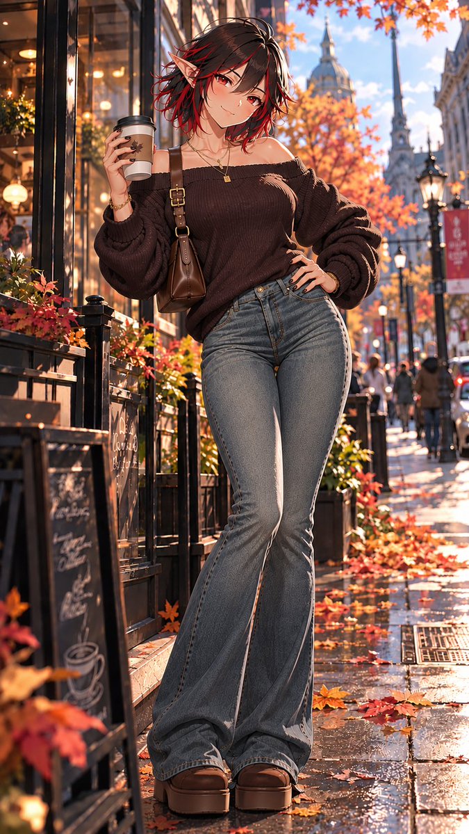 Aurorai_AI's tweet photo. Tis the season for pumpkin spice latte! lalala 😇🥰🤭 https://t.co/4Naz3He0t0
