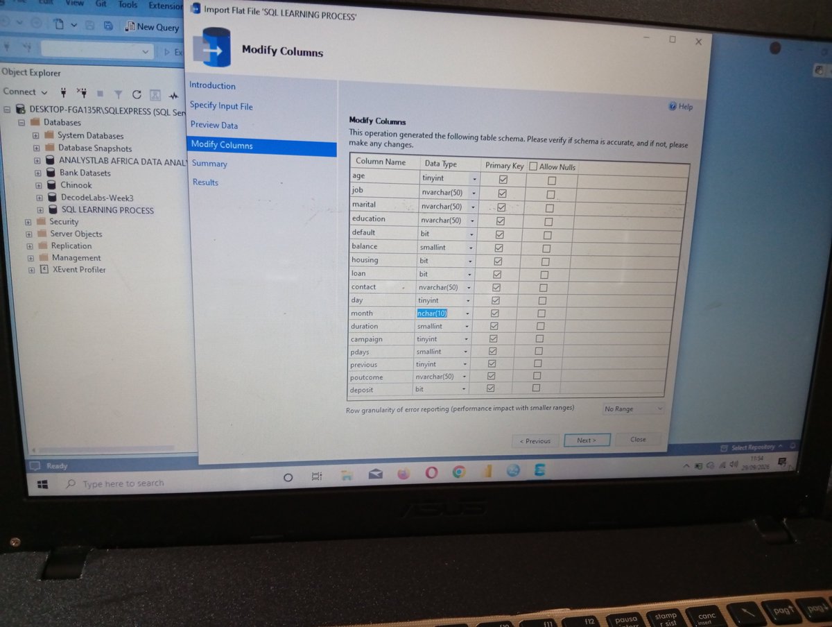 ud_shalom's tweet photo. 🚨 30 Days of SQL 🚨
I’m learning SQL from scratch and documenting my journey for the next 30 days. 💻📊
I’ve learnt it before with my tutor @ezekiel_aleke ,but I’m learning it again to build stronger understanding.
Join me if you’re learning too! 🤝🏽
#30DaysOfSQL #SQL https://t.co/4T7Z3lbl9N
