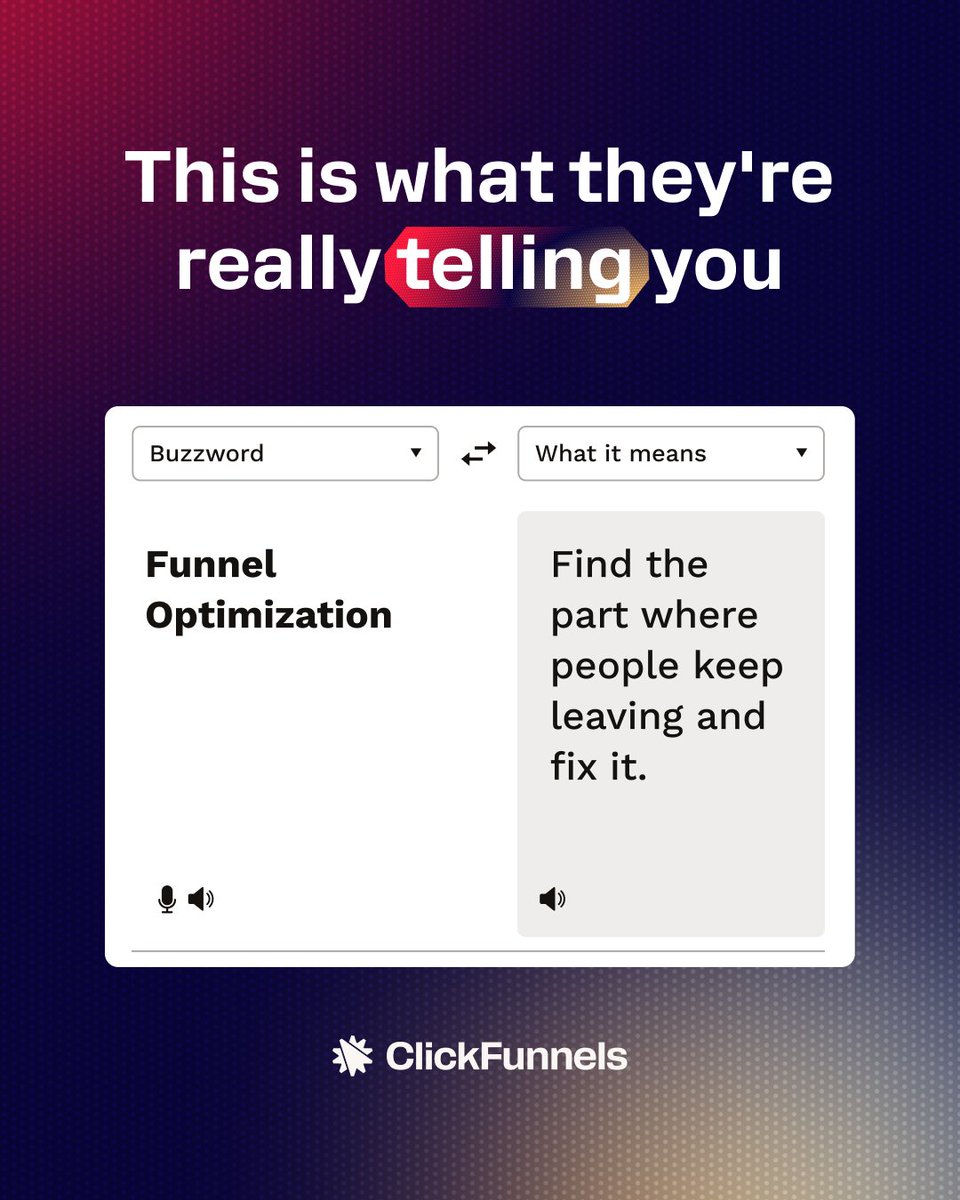 clickfunnels's tweet photo. Somewhere along the way, you go from Googling every other marketing term to casually saying things like “my funnel isn’t converting” over breakfast.

That’s when you know you’ve officially become a Funnel Hacker 😂

Consider this carousel your unofficial invitation.

What should make it into Part 2?