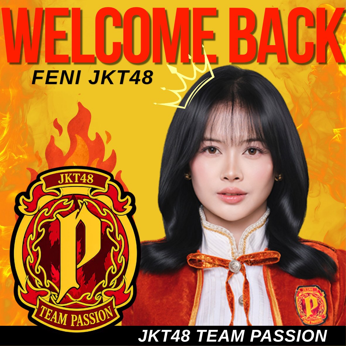 PassionDefender's tweet photo. 𝙍𝙀𝙐𝙉𝙄𝙏𝙀𝘿. 𝙍𝙀𝙄𝙂𝙉𝙄𝙏𝙄𝙉𝙂. 𝙍𝙀𝙄𝙂𝙉𝙄𝙉𝙂.

The Queen is home, the Maestro is back. Ready to lead, ready to rule!

WELCOME BACK @F_FeniJKT48��

#GuePassion #PassiOnFire❤️‍🔥 #REEMERGENCE https://t.co/I1YlFdyCdK
