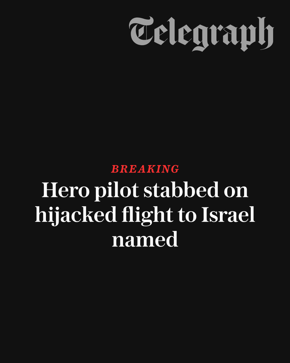 Telegraph's tweet photo. The captain stabbed by his co-pilot aboard a flight bound for Israel has been named as Smit Machchhar, an Indian national.

Mr Machchhar was stabbed several times but fought back and alerted the crew and passengers, who subdued the attacker as other pilots brought the plane safely down in Saudi Arabia, according to Israeli officials.

Find the latest updates below ⤵️

https://t.co/31KRgPNW6H