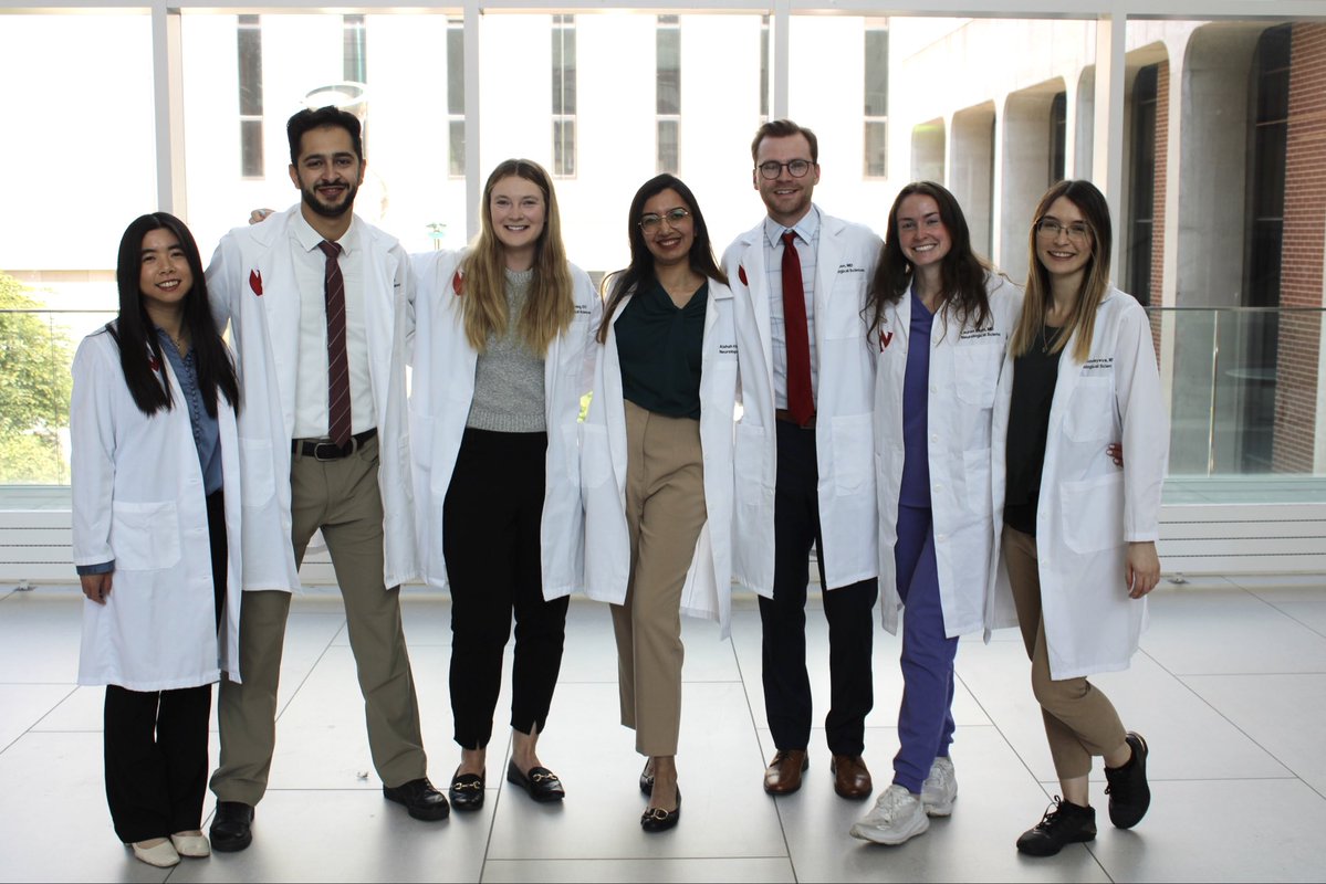 NeurologyUNMC's tweet photo. Meet our PGY-2s from the Class of 2029! They have stepped into a new role, taking on greater responsibilities, expanding their knowledge, mastering their neurological skills and embracing new opportunities to grow https://t.co/dRwL9V0d61