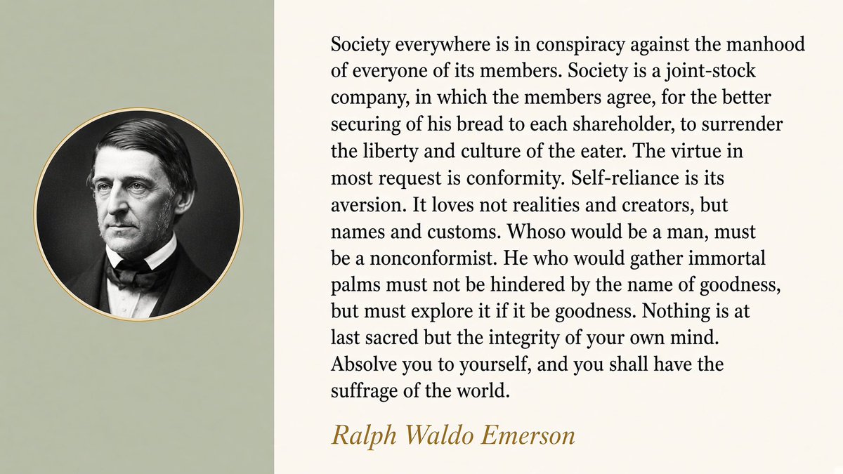 DavyPoosky's tweet photo. No one has better articulated this than Emerson https://t.co/PgVgNw5wKZ