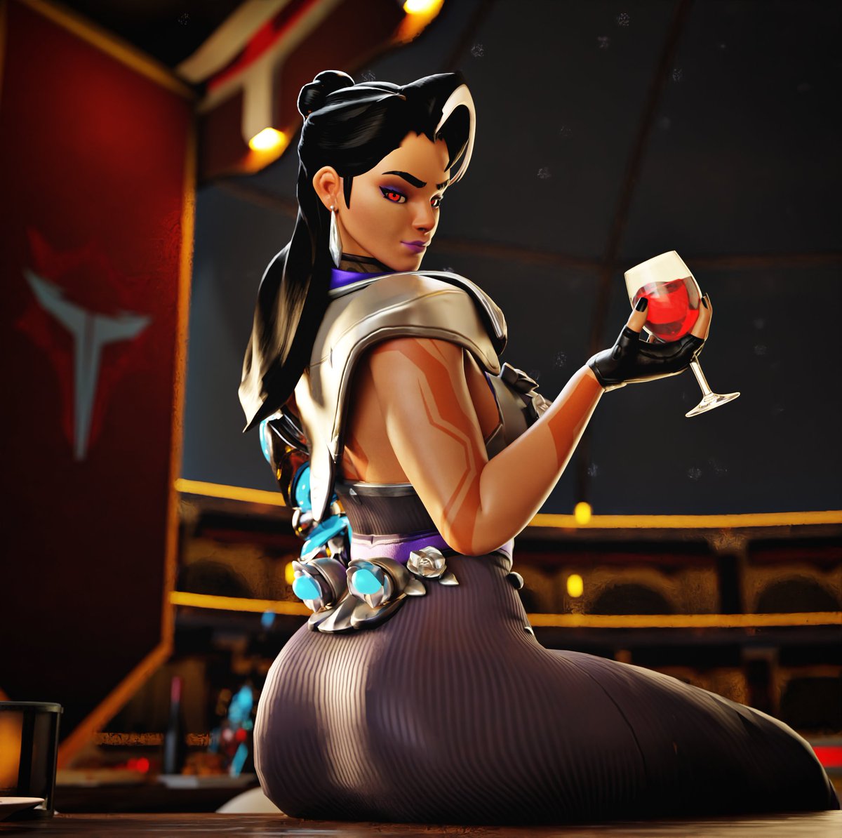 Geleazz's tweet photo. AND HERE SHE IS! GIVE IT UP FOR... Vendetta!!!

Thank you for the opportunity to create, and for the model @KaeporaNSFW

#Overwatch #3D #Blender3D #3Dgirl https://t.co/Ptfz5BOHCn