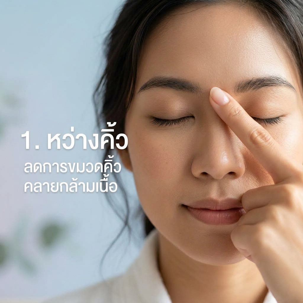 nice0910's tweet photo. ✨ 4 จุดนวดกดจุดบนใบหน้า เพื่อความผ่อนคลาย (2 นาที)... ทำอะไรได้จริงบ้าง? 🤔🧠🫶
��วดลบริ้วรอยได้ใน 2 สัปดาห์ หรือใช้แทนโบท็อกซ์ได้จริงเหรอ? คำเคลมพวกนี้ฟังดูน่าดึงดูดมากเลยนะคะ แต่ถ้าเรามองในมุมการแพทย์ ผลลัพธ์ของการนวดหน้าและกดจุดมันน่าสนใจกว่านั้นเยอะค่ะ ถ้าเราตัดความเชื่อผิดๆ https://t.co/hxUoSkpEmX