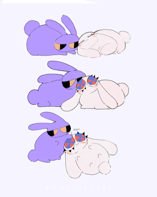 Image from Nomi 🦋 | Bunbun plushie! 🟣 (@nomi_illust)