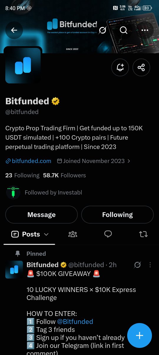 Fx_Parvez's tweet photo. @bitfunded Ready to crush this $10K challenge! 🚀 Absolute game-changer from @bitfunded. Let's get funded! 🎯
@zu_eam @CryptoZenithX @AirSignalQR https://t.co/uiJzHsi4j3