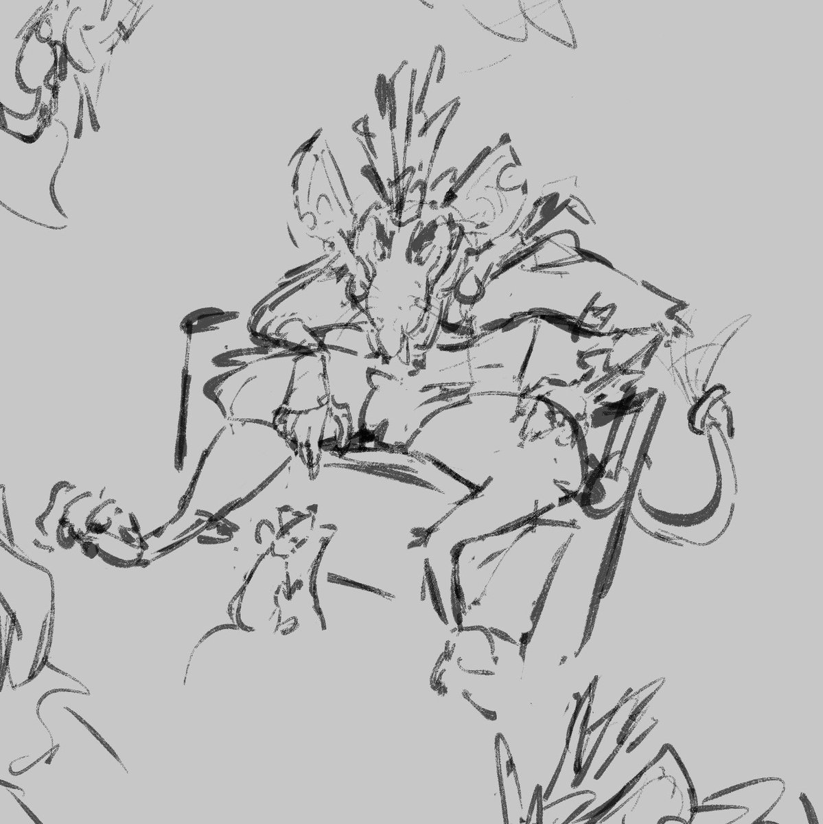 Odyssey_Box's tweet photo. Made some deadlock sketches for the new patch!!! I really like the rat king and baba, I think they would be friends 
#DeadlockGame #deadlock #deadlockratking #deadlockfanart #deadlockbaba #deadlockart #furry #furryart https://t.co/u4Aafz8brf