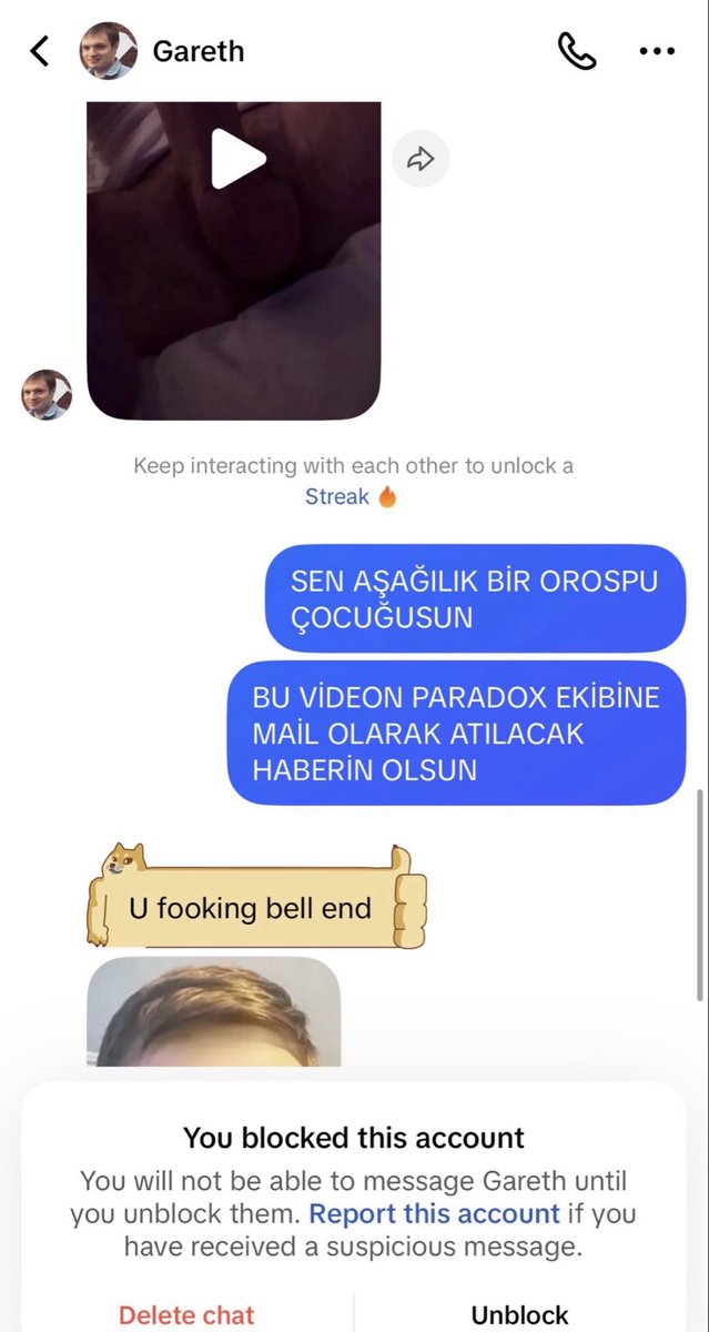 oliveman36's tweet photo. Garethı şikayet eden herkesten Allah razı olsun! Atatürk’e hakaretlerine maalesef ki devam ediyor https://t.co/En18VOqv2n