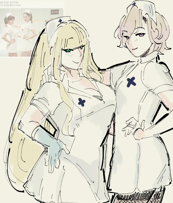 yuripomme's tweet photo. rookvil nurses / doctor fem vil https://t.co/HSdvKTUekz
