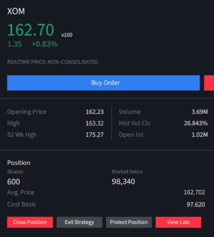 haloliggins12's tweet photo. Quick update from this morning.
I ended up taking two trades after the data settled down.
$NVDA around $229.50.
PCE came in cooler, the 10Y dropped initially, and NVDA recovered that early dip from $227.24 pretty quickly. Once it got back through $229–230 and held, I took it.
I’m taking some off around $232.20–232.50, basically the morning high. If that breaks clean, I’ll give the rest a shot at $233.50–234.
Below $227.20 and I’m done.
$XOM around $162.70.
EIA was mixed — crude built, but gasoline and distillates drew pretty hard. More importantly, WTI didn’t roll over after the number and XOM kept holding near the highs.
First trim for me is around $163.80–164. If crude stays firm, I’ll leave a piece for $164.50–165.
Below $161.80–162, I’m out.
Both are day trades. I’ll have them closed before the bell.