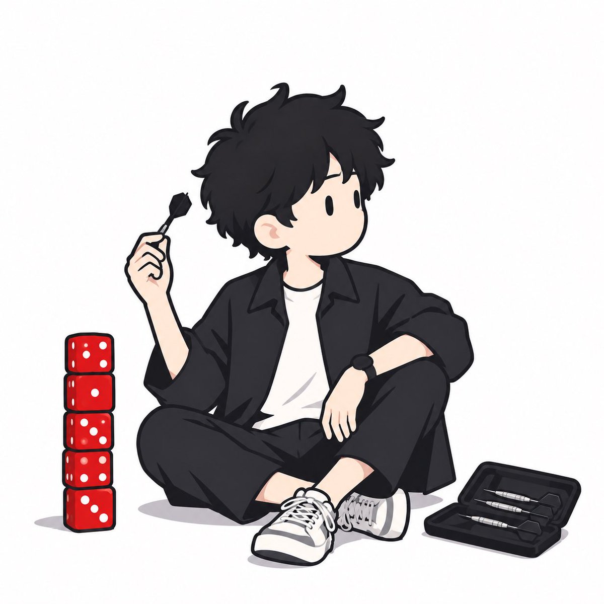 zoedice_38's tweet photo. こうなってこう(アイコン用デフォルメ) https://t.co/wZS1lhqixE