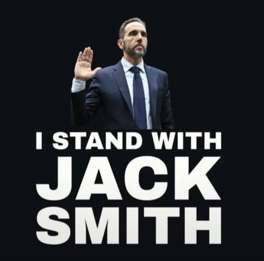 Suzierizzo1's tweet photo. I stand with Jack Smith do you? 👇👇 https://t.co/upUUxgtzDx