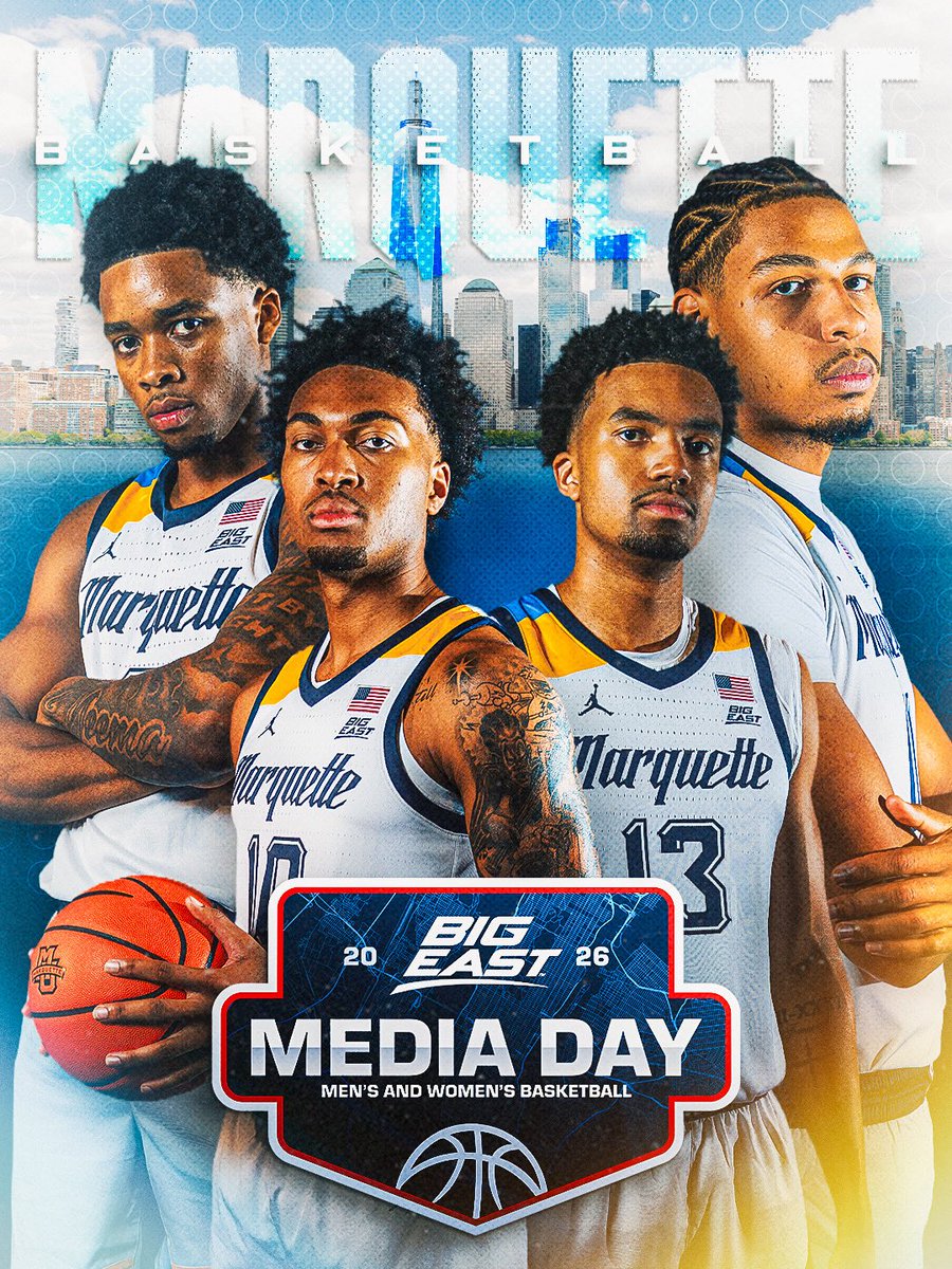 MarquetteMBB's tweet photo. Next stop: New York City🏙️📍

#MUBB | #WeAreMarquette https://t.co/MRGRXdc0Sa