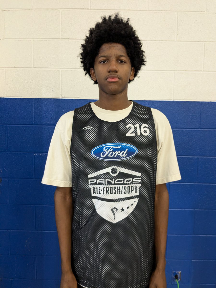 rodgerbohn's tweet photo. 6'7 '29 Toby Ramarontsoa of New Wave Academy (TX)/ @JL3Elite displayed immense upside as two way wing w/size,winning Co-MVP of @FCPPangos All South Frosh/Soph Top 60 game.Creative finisher at rim w/3 point range.

More #Pangos on @Ballislife

https://t.co/Uk64xynpXb https://t.co/lyJESenPRm