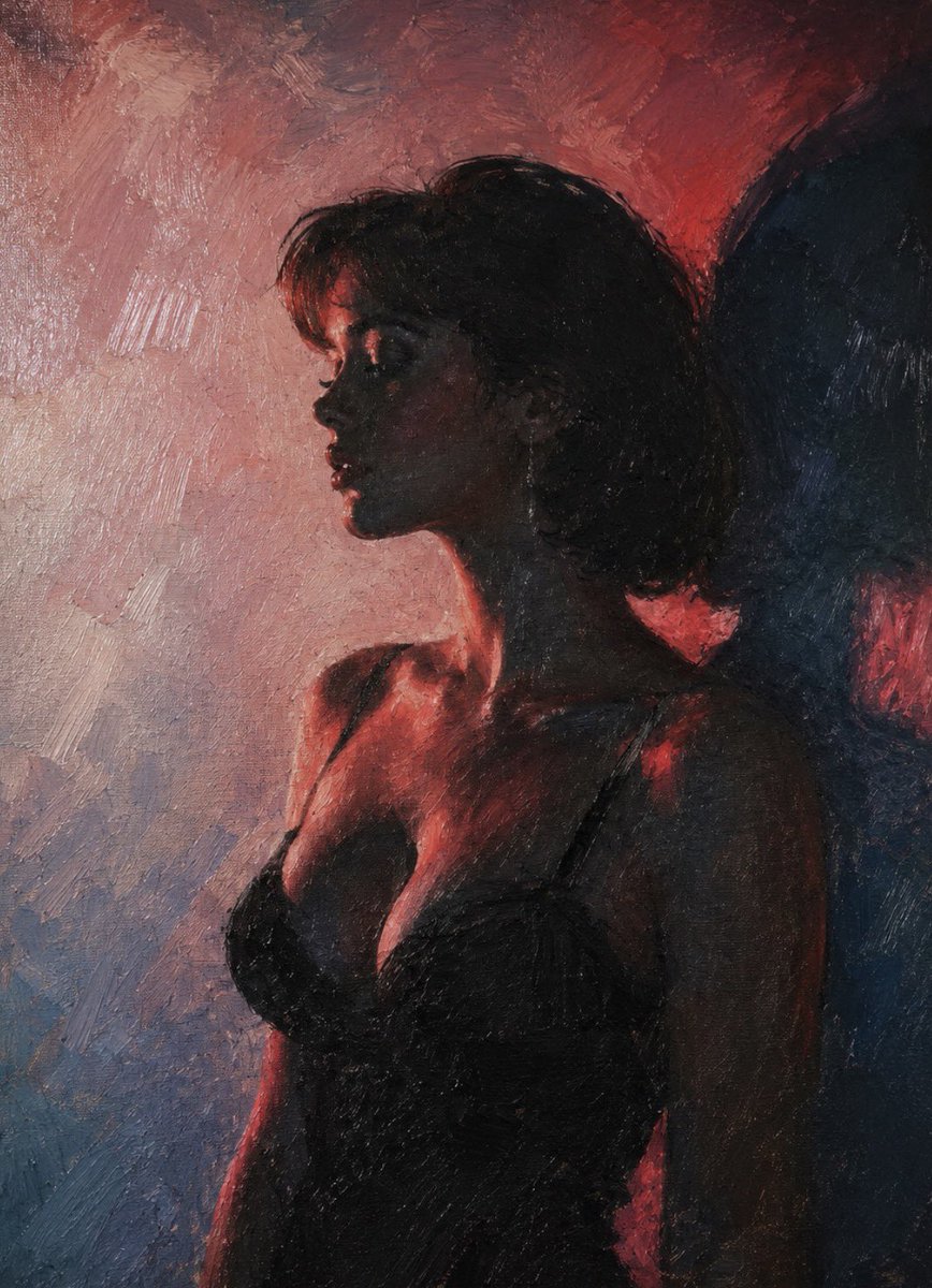 Robert_CR_NFT's tweet photo. Another piece from the collection.

Some moments are better left on canvas. 🖼️

#Art #OilPainting #ContemporaryArt #ArtCollection https://t.co/tu2azRbK3k