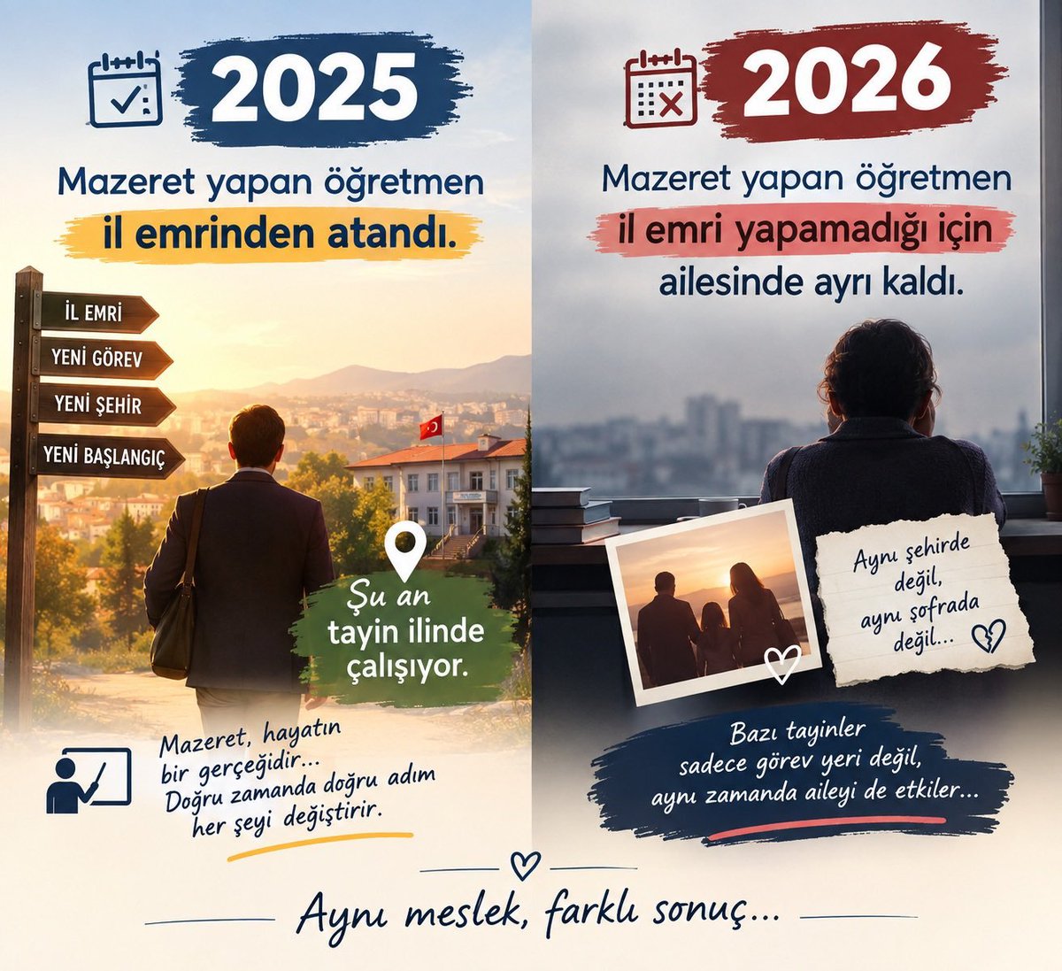 EsraAylutarhan2's tweet photo. 🏡 Bakanlığımızın çalışma yapmasını elbette önemsiyoruz. Ancak il emri uygulanmayacaksa bu çalışmanın aileler ayrılmadan önce tamamlanması gerekmez miydi? Bir yıllık sürenin ardından hâlâ bekliyorsak çözüm için kesin tarih nedir? #ProtokoleEmirBizeSabır @RTErdogan @Yusuf__Tekin @cftcblnt @YilmazzGuney