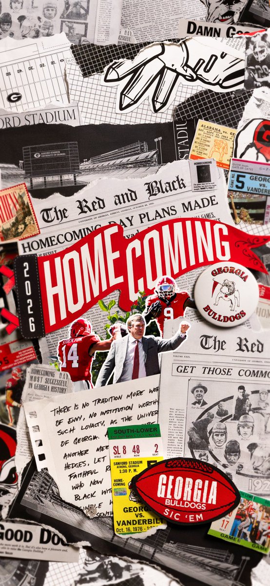 GeorgiaFootball's tweet photo. Some Homecoming for your home screen! 📲 https://t.co/PabQa2zvfL