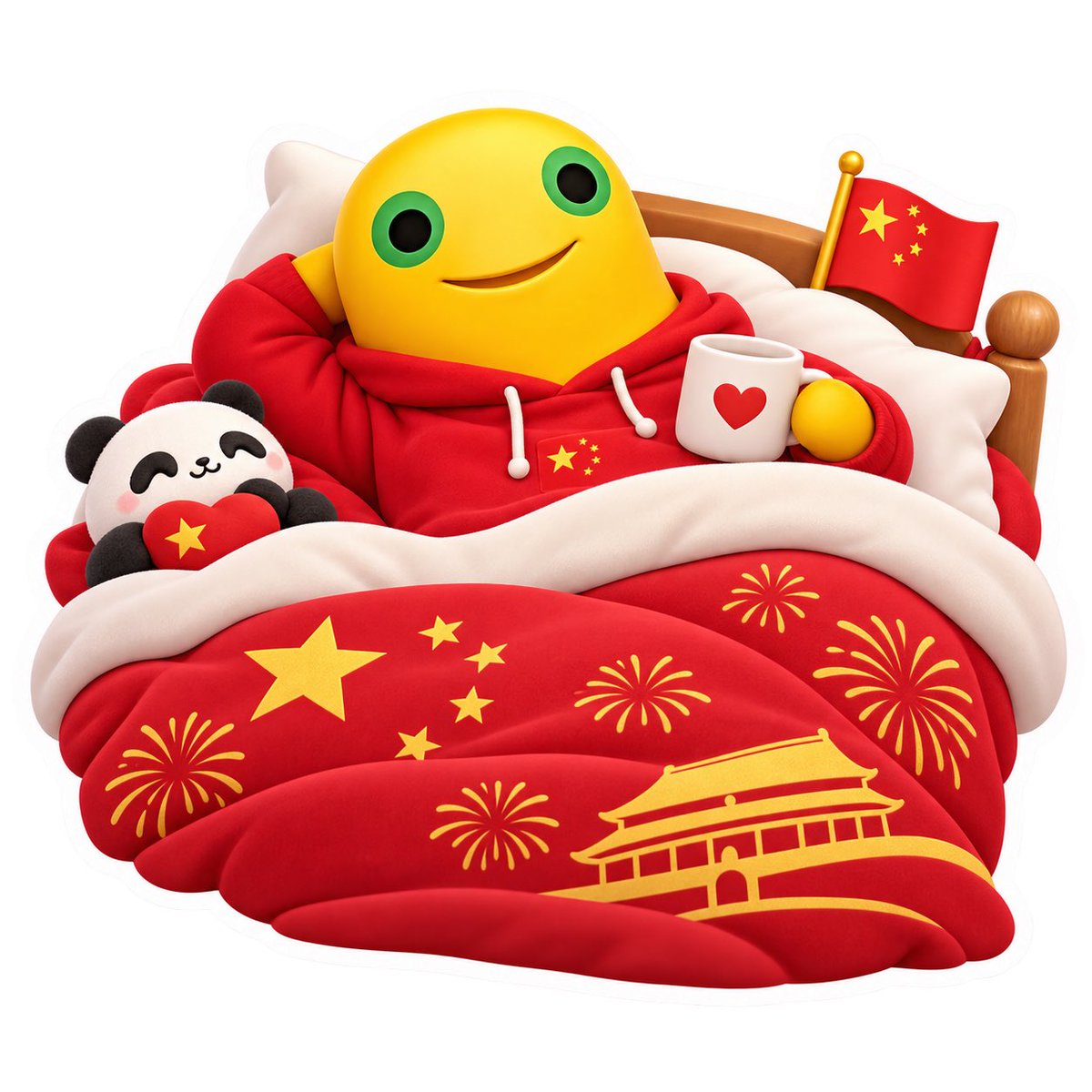 MaruXMeow's tweet photo. 大家国庆节快乐，好好休息😴 https://t.co/sJAtf7hinR