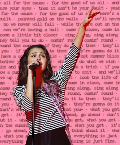 allamericantt13's tweet photo. keep seeing so many people say 'serena joy' should be cut from the setlist ... 

it is more important than EVER for olivia to continue singing serena joy right now.... https://t.co/EtZG38eIWn