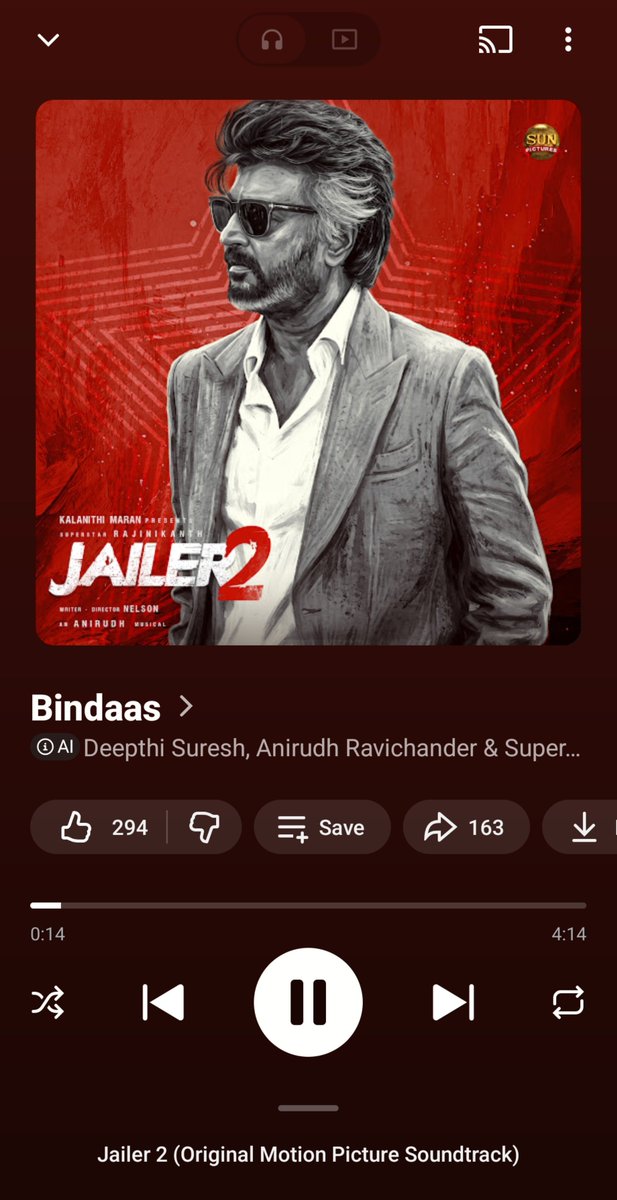 balas2405's tweet photo. Good on YouTube Music for publicly indicating AI Slop. 

Have some shame, Anirudh! https://t.co/RrfrzpCXCs