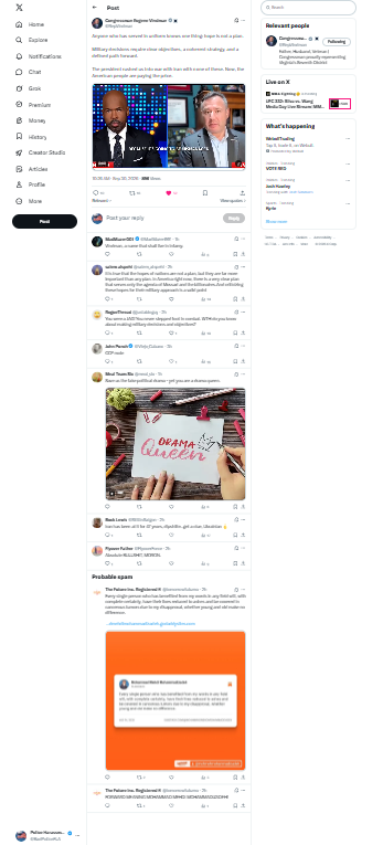 BadPoliceFLA's tweet photo. @Support @Premium @X 

> The corruption by https://t.co/HkMhiimwjl gets even worse as after the one-hour delay in my notification, I just now see that my POST is NOT even visible in the THREAD!

> This can be PROVED in the image below (where it is NOT there!)

> My POST that should be in the THREAD is here: https://t.co/pbbhDK9g77 

> I noticed that this may also be happening in other POST/Threads!

> I still am waiting for your attorney to contact me here on X! Do so immediately! 

----------------------------------------------------------

@dcpl
@usnews
@AMTabaqchali
@renadmansour
@Mikeknightsiraq
@nicksortor @VA_GOP @Virginia10GOP @FOX5DC @ProjectVirginia @Beckwith_VA10 @NickMinock @Virginia10GOP @VAStateBar @VALW @CouncilofDC @Alyia4ALX @ReubenCollins12 @cuneytdil @trayonwhite @Jacinta4AlexVA @CanekForCouncil @ReubenBCollins @PWCGOP @TheSCIF @TheIJR @jatticusbowden @KarenHamiltonVA @ksgvamom @AndrewFaye2 @brian_grindrod @kilby_370 @gfallsmac @ButaBiberaj @RepFischbach @AmyAshworthVA @USA_Patriot_GOP @McConnellPress @WaysandMeansGOP @RepJasonSmith @JohnEdHerbst @ABarbashin @kvoneggert @v_milov @RepVindman @YVindman 
@BBCWorld