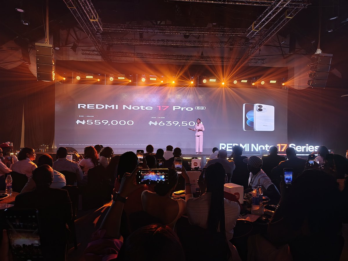 simplyFera's tweet photo. The prices ✨
#XiaomiFansNigeria
#XiaomiFansAtLaunch
#REDMINote17Series https://t.co/aReWazaPCD