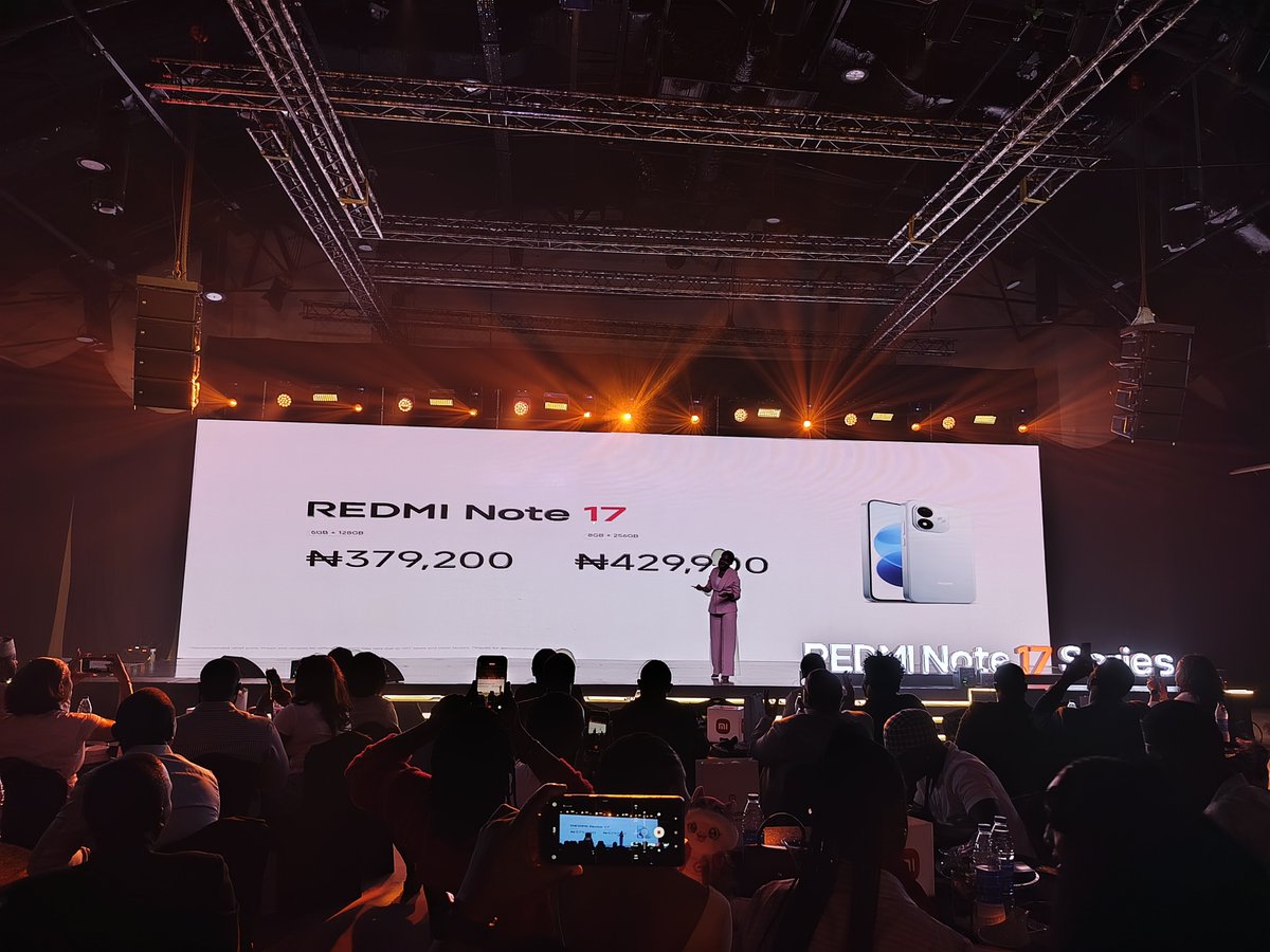 simplyFera's tweet photo. The prices ✨
#XiaomiFansNigeria
#XiaomiFansAtLaunch
#REDMINote17Series https://t.co/aReWazaPCD